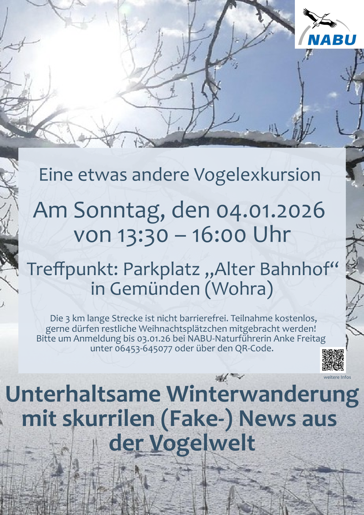 Vogelexkursion Banner